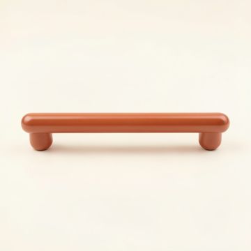 Birch Crossing Cabinet Handle Without Packaging - Terracotta (synthetic illustration; no displayed measurements)