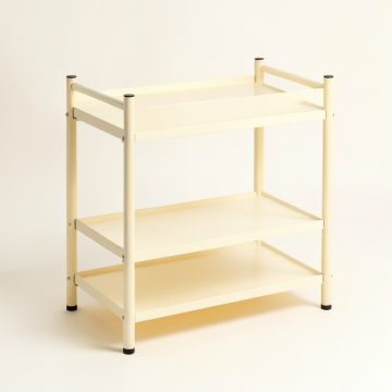 Meadow Bluff Empty Countertop Canister Rack - Cream (synthetic illustration; no displayed measurements)