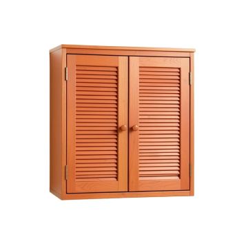 Stone Arc Wall-Mounted Laundry Cabinet - Terracotta