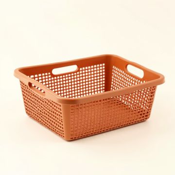 Flint Bend Empty Storage Basket - Terracotta (synthetic illustration; no displayed measurements)