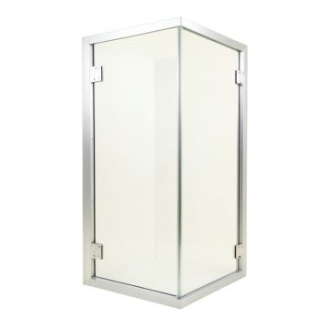 34 '' W X 58 '' H Frameless Tub Door