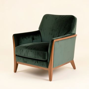 Chiang 37.5 '' Wide Velvet Armchair (synthetic illustration; no displayed measurements)