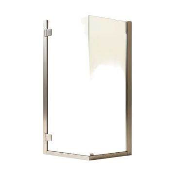 Kinkade Xl 23.25 '' W X 80 '' H Hinged Frameless Shower Door