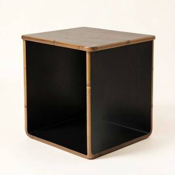 Sage Bend Side Table - Black (synthetic illustration; no displayed measurements)