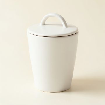 River Bend Storage Canister With Lid - White (synthetic illustration; no displayed measurements)