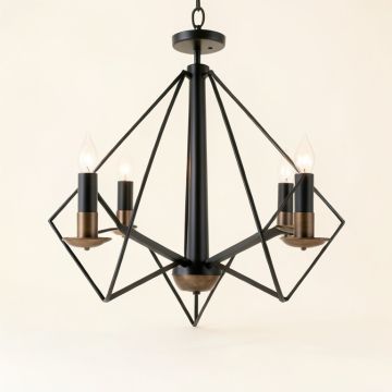 Kaat Candle Style Geometric Chandelier (synthetic illustration; no displayed measurements)