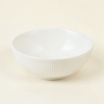 Lake Bend Dining Bowl - White (synthetic illustration; no displayed measurements)