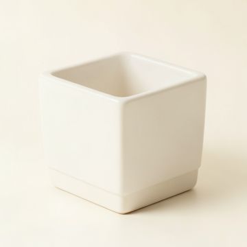 Brook Canyon Empty Planter - White (synthetic illustration; no displayed measurements)