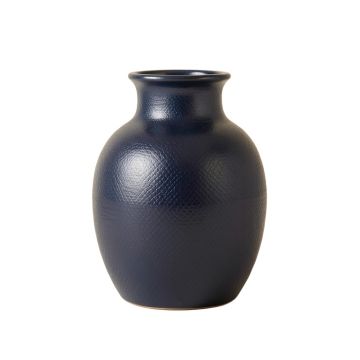 Juniper Bend Empty Decorative Vase - Navy