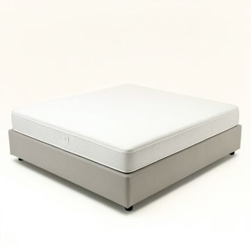 Comforpedic Loft From Beautyrest 12 '' Medium Gel Memory Foam Mattress And Adjustable Base Set (synthetic illustration; no displayed measurements)
