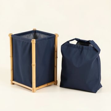 Elm Arc Laundry Sorting Station With Plain Removable Bags (synthetic illustration; no displayed measurements)