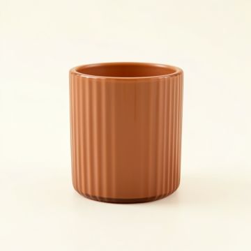 River Bluff Empty Candle Holder - Terracotta (synthetic illustration; no displayed measurements)