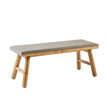 Wren Crossing Indoor Bench - Gray