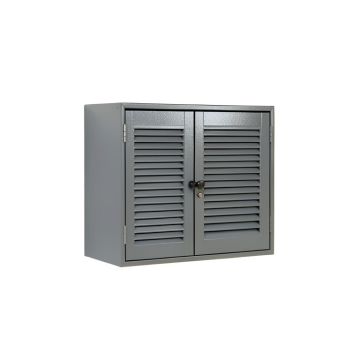 Hill Bluff Wall-Mounted Entry Cabinet - Gray