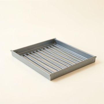 Ridge Crest Empty Under-Desk Cable Tray - Gray (synthetic illustration; no displayed measurements)