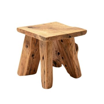 Reclaimed Teak End Table