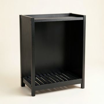 Bay Edge Freestanding Laundry Folding Counter - Black (synthetic illustration; no displayed measurements)