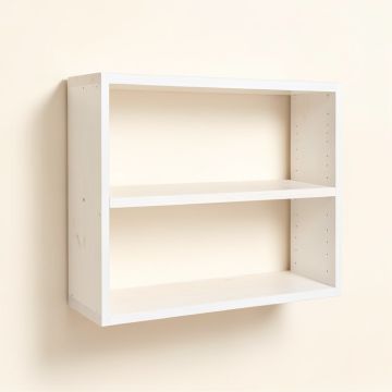 Eppler 21.85 '' W X 12 '' H X 6.98 '' D Solid Wood Wall Mounted Bathroom Shelves (synthetic illustration; no displayed measurements)