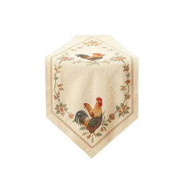 Chattooga Rooster Embroidered Table Runner