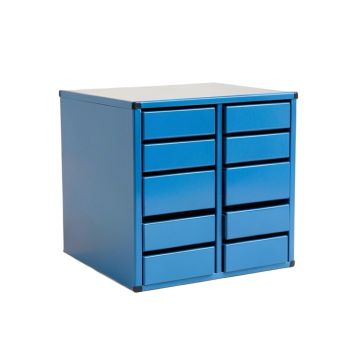 Lake Canyon Small-Parts Storage Drawer Cabinet - Blue