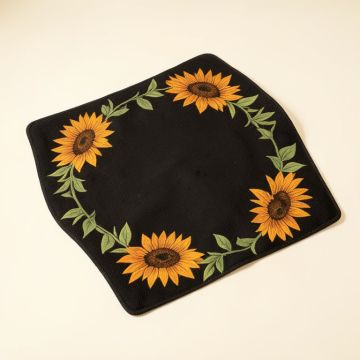 Twila Orangedale Sunflower Kitchen Mat (synthetic illustration; no displayed measurements)