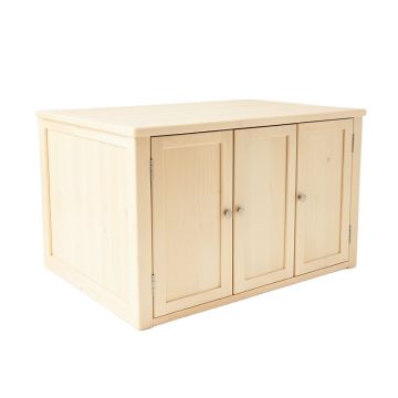 Summit Dale Empty Furniture-Style Litter Enclosure - Ivory