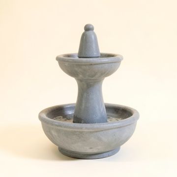 Mirra Resin Cascade Relaxation Fountain With Light (synthetic illustration; no displayed measurements)