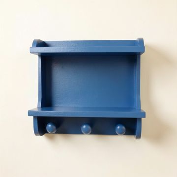 Brook Branch Wall-Mounted Entryway Organizer Shelf - Blue (synthetic illustration; no displayed measurements)