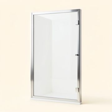 46.5 '' - 48 '' W X 72 '' H Framed Shower Door (synthetic illustration; no displayed measurements)