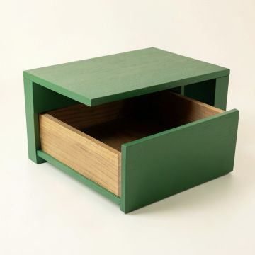 Pine Arc Small-Parts Storage Drawer Cabinet (synthetic illustration; no displayed measurements)