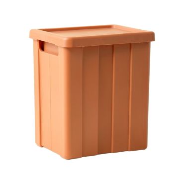 Cedar Bluff Closed Outdoor Storage Box - Terracotta