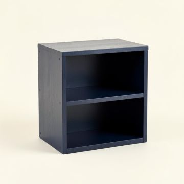 Alder Bend Low Toy Storage Unit - Navy (synthetic illustration; no displayed measurements)