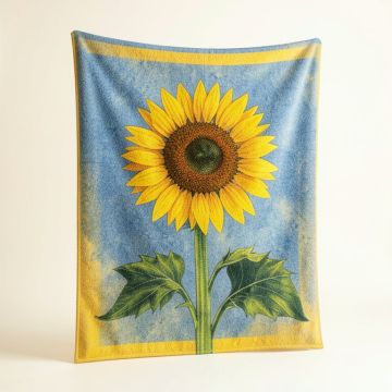 That Sunflower From The Sunflower State By Olena Art Tapestry (synthetic illustration; no displayed measurements)