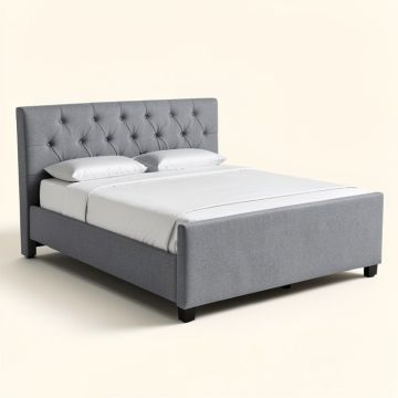 Emilia Queen Tufted Standard Bed (synthetic illustration; no displayed measurements)