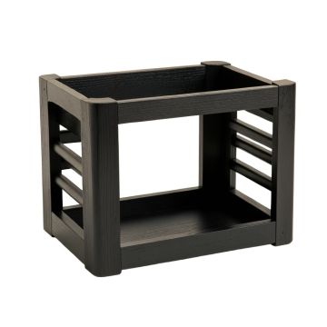 Pine Bend Empty Furniture-Style Pet Crate - Black