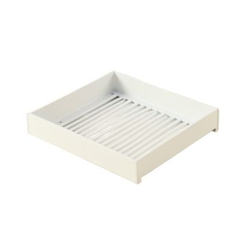 Summit Branch Empty Under-Desk Cable Tray - White
