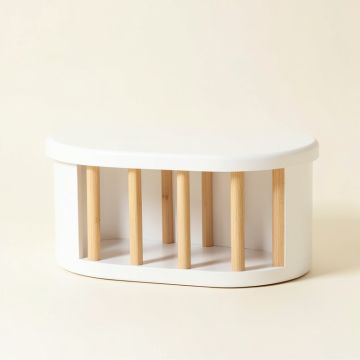 Oak Brook Shoe Storage Bench - White (synthetic illustration; no displayed measurements)