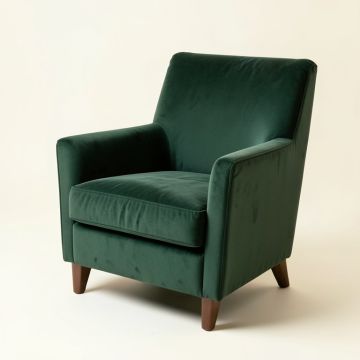 Aliya 26 '' Wide Velvet Wingback Chair (synthetic illustration; no displayed measurements)