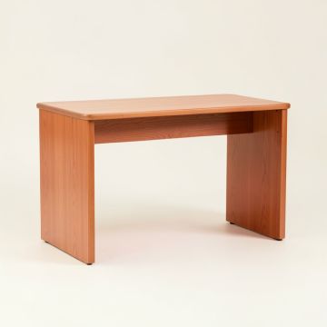 Hazel Arc Writing Desk (synthetic illustration; no displayed measurements)
