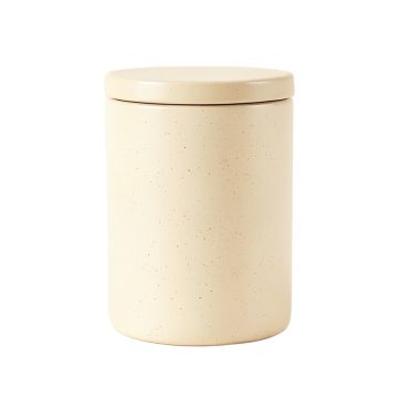 Clay Bridge Storage Canister With Lid - Ivory