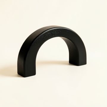 Clay Bluff Cabinet Handle Without Packaging - Black (synthetic illustration; no displayed measurements)