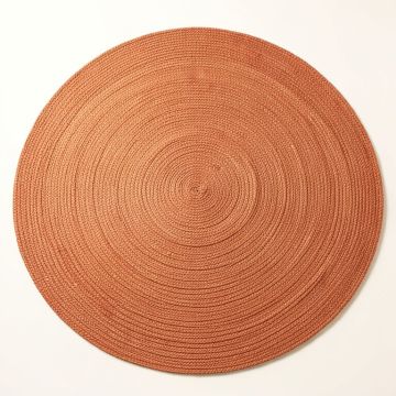 Harbor Bluff Round Area Rug - Terracotta (synthetic illustration; no displayed measurements)