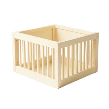 Moss Bluff Empty Furniture-Style Pet Crate - Cream