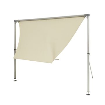 20 Ft. W X 0.2 Ft. D Polyester Retractable Side Awning