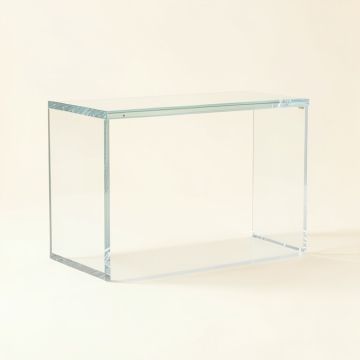 Larock Crystal Console Table (synthetic illustration; no displayed measurements)