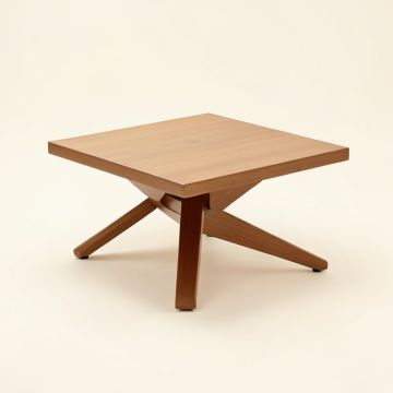 Wetumka Cross Legs Coffee Table (synthetic illustration; no displayed measurements)