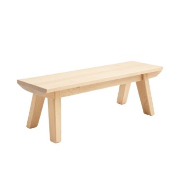 Ash Edge Indoor Bench - Beige