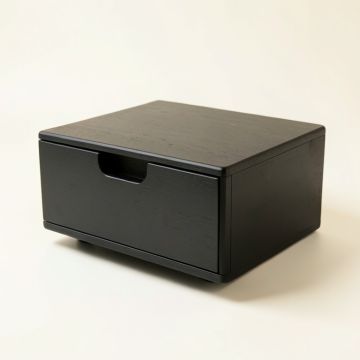 Field Crossing Under-Desk Drawer Unit - Black (synthetic illustration; no displayed measurements)