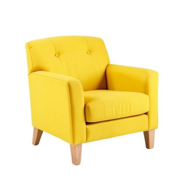 Waugh 29 '' Wide Tufted Polyester Armchair (synthetic illustration; no displayed measurements)