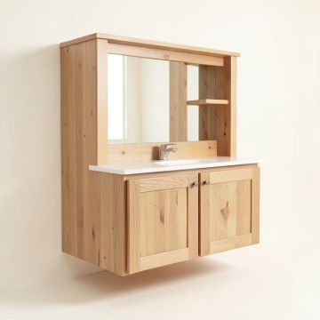 Tribecca 24 '' Wall-Mounted Single Bathroom Vanity Set (synthetic illustration; no displayed measurements)